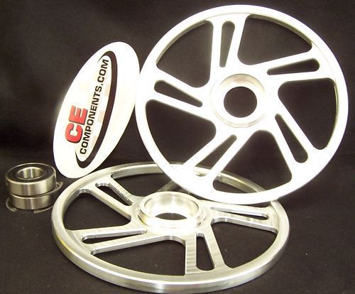 8" big wheel kit billet skidoo / arctic cat / polaris / yamaha snowmobile