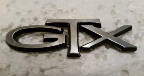 1967 plymouth gtx front fender 'gtx' emblem oem