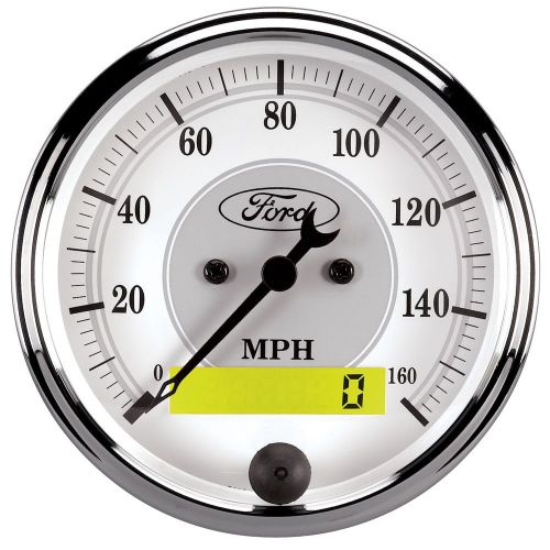 Auto meter 880087 ford racing series; 5 gauge set; fuel/oil/speedo/volt/water
