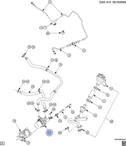 New genuine gm/acdelco secondary air injection pump  01-03 saturn gm# 12568226