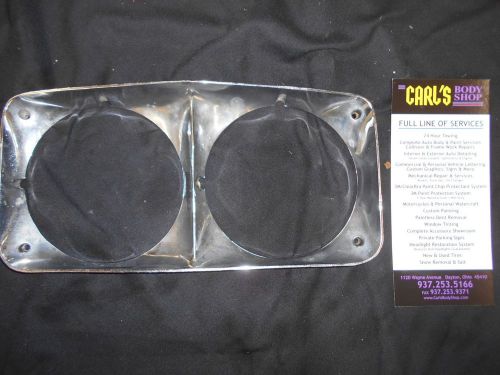 1969 cadillac deville headlight headlamp chrome bezel cover fleetwood rh