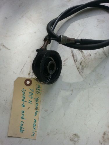 1985 yamaha maxim 700 speedometer gear housing and cable used
