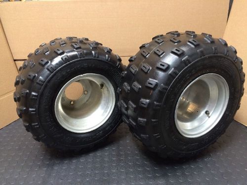 Yamaha raptor 660r rear wheels and tires fit 660, 700, banshee, 350, yzf450