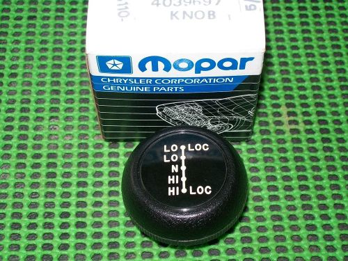1974 75 76 77 78 79 dodge truck ramcharger m880 nos mopar 4wd shift knob 4039697