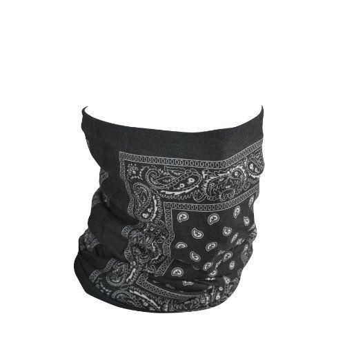 Zanheadgear zanheadgear fleece lined 'paisley' design motley tube, black, one