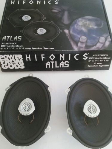 Hifonics 180 watts maxx 5&#034; x 7&#034; / 6&#034; x 8&#034; speakers