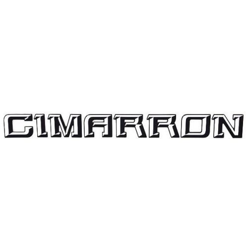 Larson boats cimarron 145209-01 silver black 19.11 x 1.94&#034;  vinyl marine decal