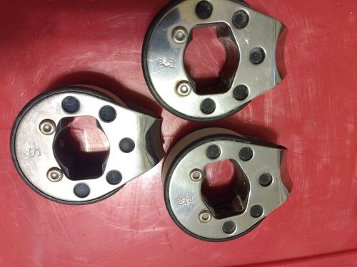 Schaefer 50644 furling blocks (3) "clear step" outside lead 1" stanchions