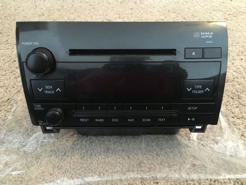 10-13 toyota tundra black receiver am fm radio/cd player/stereo