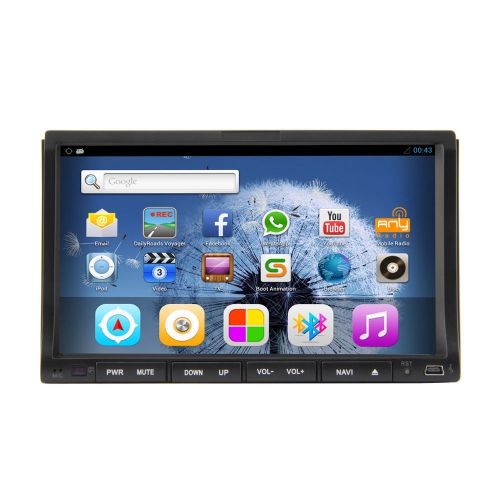 Rungrace 7" quad core android 4.4 car dvd player touch screen navigation am fm