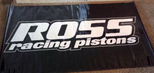 Ross racing banner flags signs nhra drags nmca offroad hotrods imsa dirt outlaw