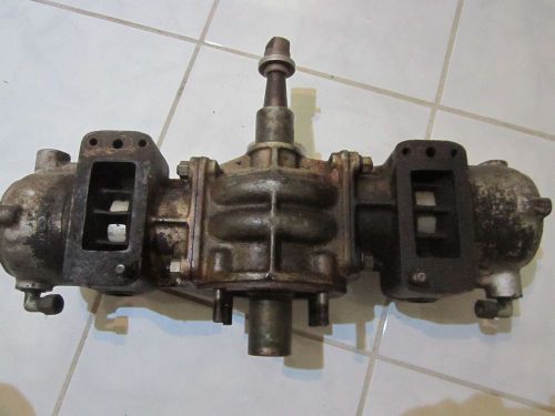 Evinrude speeditwin johnson sea horse outboard motor powerhead  1939-1950 22hp