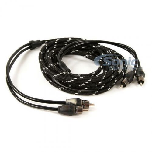 New! rockford fosgate rfit-10 10 feet premium dual twist rca signal cable