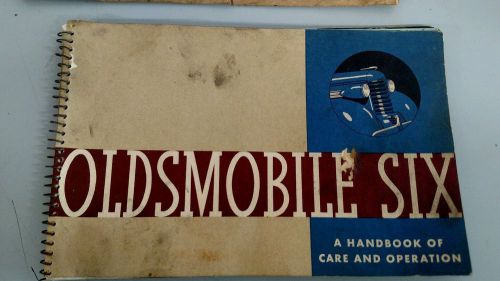 1937 oldsmobile six original owners manual dave towell akron