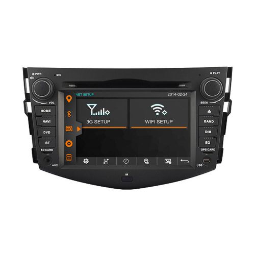 7" 20cdc ipod autoradio gps satnav stereo headunit for toyota rav4 2009-2013+map