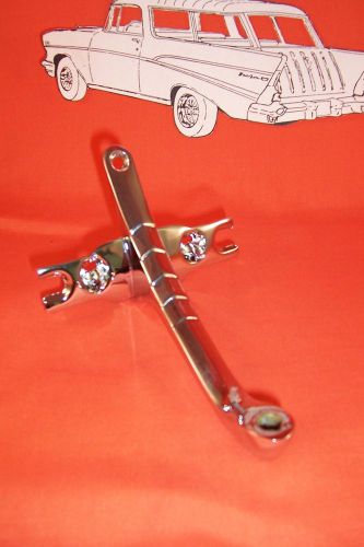 1955 1956 1957 chevy chrome inside mirror support belair sedan wagon hardtop