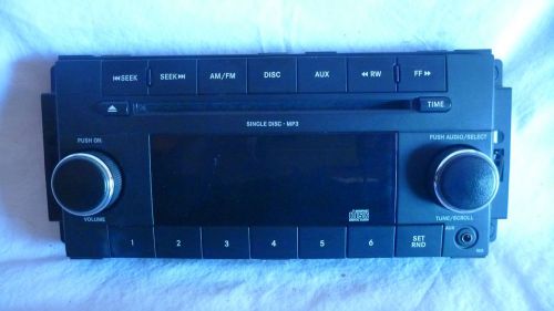 07 08 09 10 dodge avenger journey patriot radio cd mp3 face plate p68021159ac