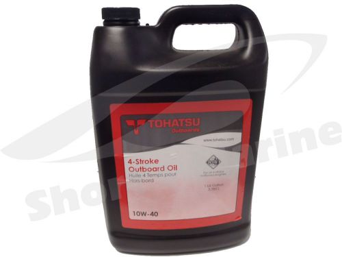 Tohatsu outboards 4-stroke 10w-40 outboard motor oil one gallon