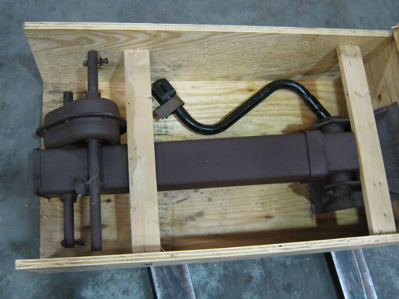 Trailer support leg with gear box and crank handle - tractor trailer (lot of 11)