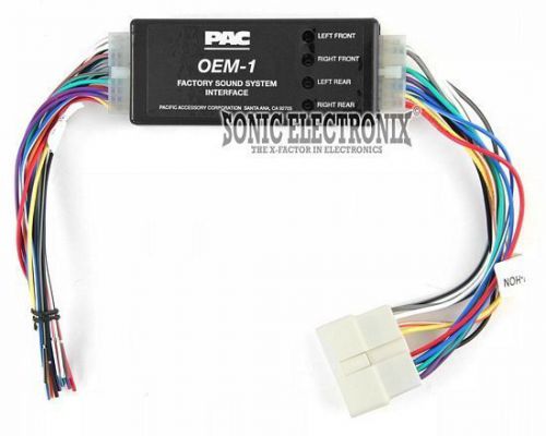 Pac roem-hon replace/integrate stock radios/amplifiers kit for 86-97 acura/honda