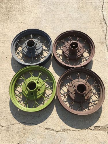 Straight 1928 1929 1930 1931 ford model a wheel wheels 19&#034;  set of 4