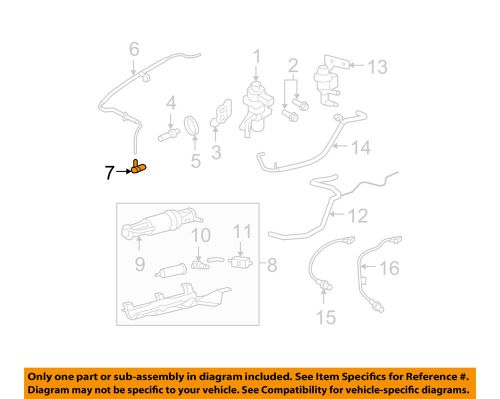 Ford oem emission-egr tube connector e3tz9e499c