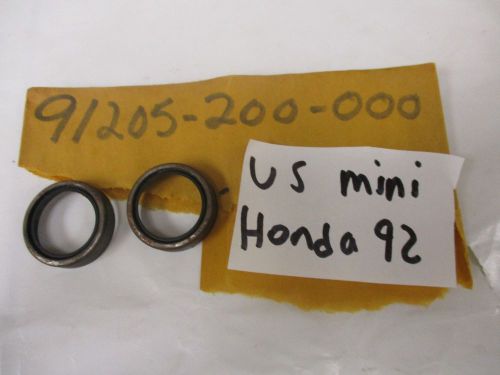 Nos honda cb500 cl450 cb450 ca160 cl77 ss125 oil seals 91205-200-000 set of 2