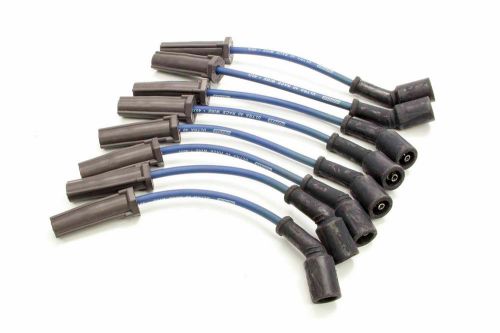 Moroso ultra 40 spark plug wire set spiral core 7 mm blue gm ls-series p/n 73662