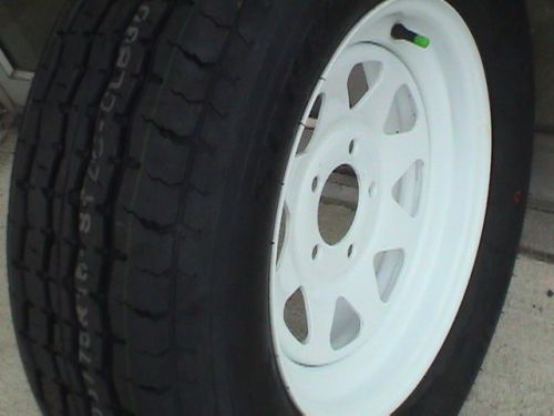 St205/75r14 trailer tire/wheel assembly  new  -low,low, price- see details below