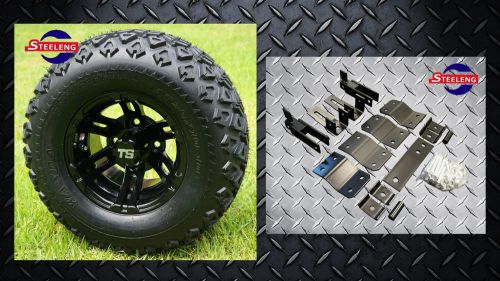 Yamaha golf cart g14/g16/g19 4" lift kit + 10" wheels and 20" all terrain tires