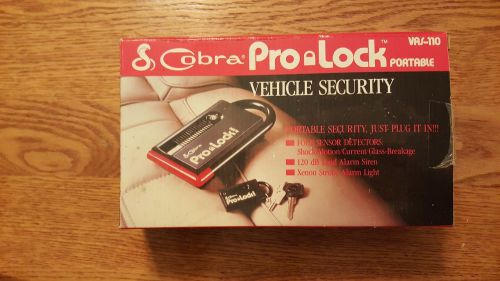 Cobra pro lock portable vehicle security vas-110