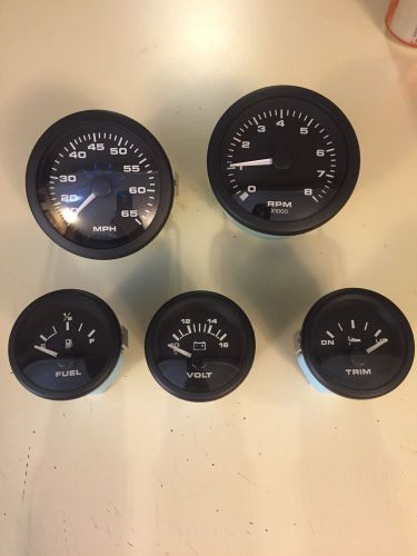 Teleflex inboard/outboard gauge set (5 gauges)
