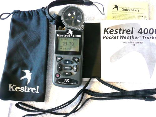 Kestrel 4000 pocket weather tracker