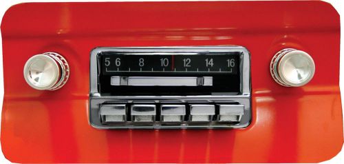 1964 1965 1966  mustang radio  custom autosound &#034;slidebar&#034; radio + bluetooth kit