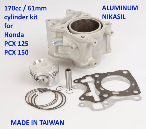 170cc cylinder kit for honda pcx 1250 125cc  61mm aluminum nikasil cylinder kit