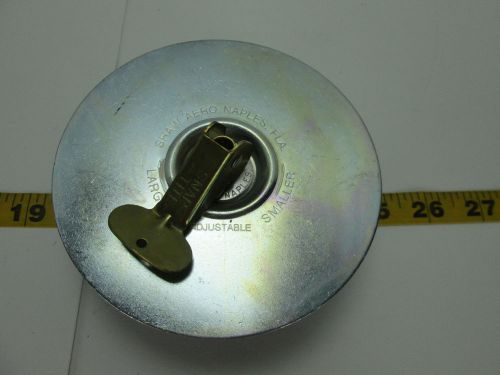 Shaw aero naples fl fuel cap 4" adjustable flip lever plug rubber stopper t