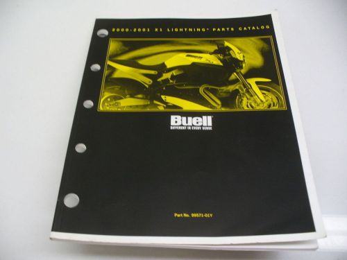Buell 2000 2001 x1 lightning parts catalog 99571-01y used