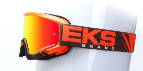 Eks x fade volcano goggles orange neon
