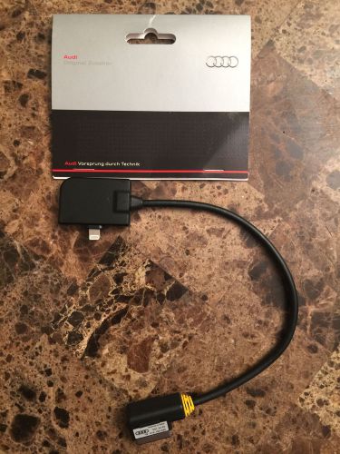 Audi apple iphone ipod adapter lightning cable mmi 4f0051510al oem genuine
