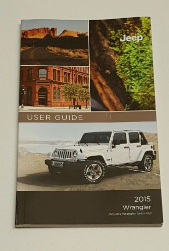 2015 jeep wrangler owners manual user guide  4x4 2wd rubicon sahara unlimited