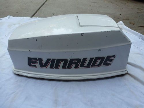 Vintage evinrude fifty-five 55 outboard engine motor cover cowl