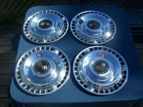 1961 impala hubcaps set of 4 no reserve