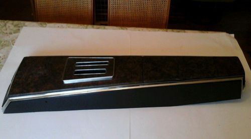 1968 1969 firebird automatic console burlwood with shift plate oem