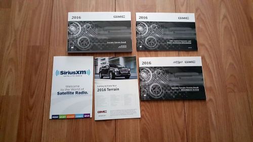 2016 gmc terrain / terrain denali owners manual with navigation manual 03847