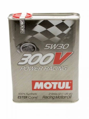 Motul usa 300v power racing 5w30 motor oil 2 l p/n 104241