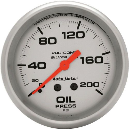 Autometer oil pressure gauge new 4622