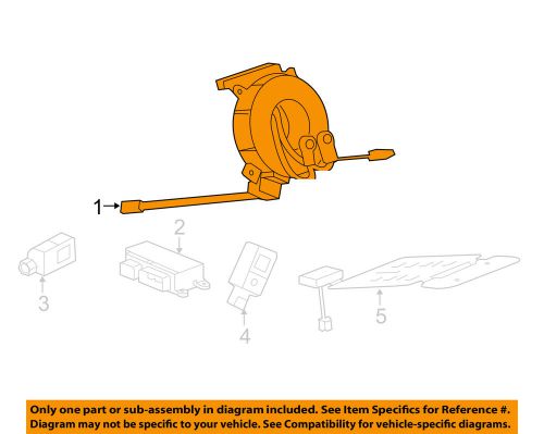 Buick gm oem 14-15 lacrosse air bag-clockspring 23479396