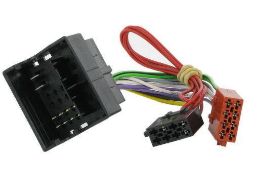 Wiring harness adapter for audi, seat, skoda, vw iso connector adaptor