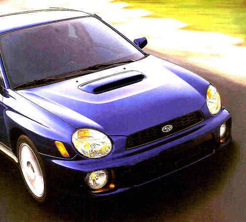 2002 subaru impreza wrx factory brochure-sedan &amp; wagon