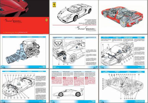Ferrari enzo 2003 owners manual's techical information